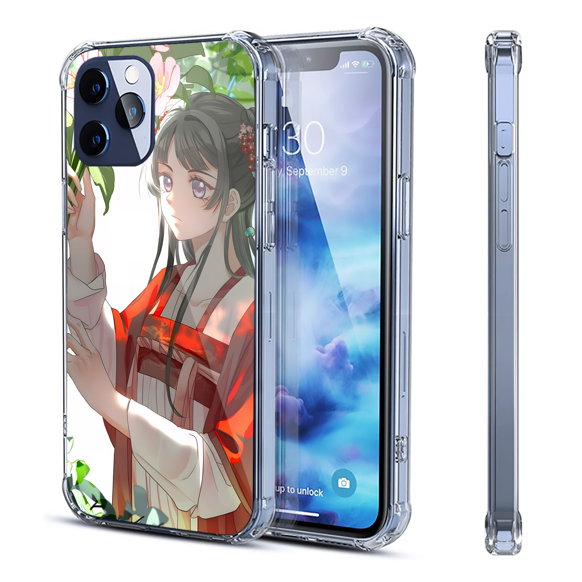 （画像用） 薬屋のひとりごと The Apothecary Diaries 【iPhone 12シリーズ対応】透明スマホケース（クリアソフトケース）